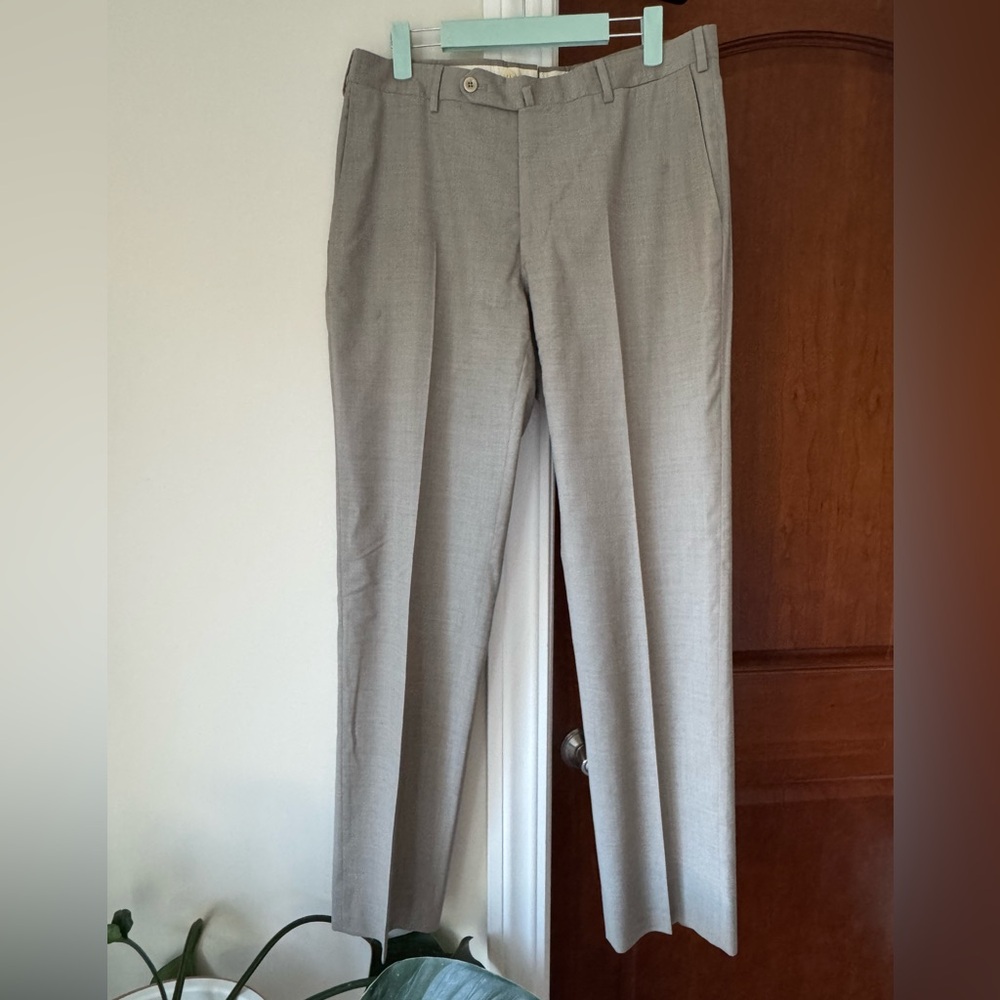 Incotex Super 150s 100% Wool Slacks, Size 34